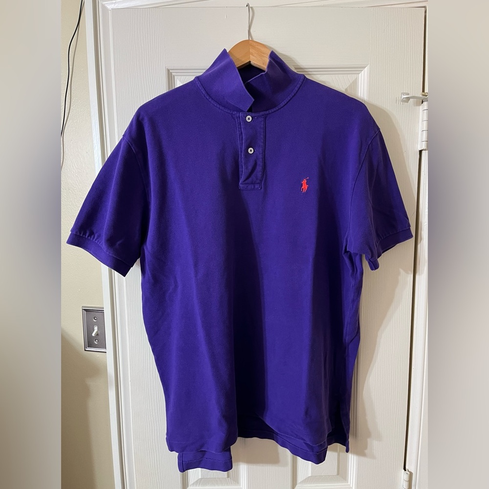 Men’s Polo short sleeve pique shirt, Classic fit, Size L